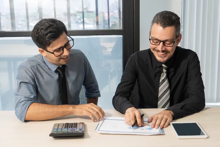 2 professionals discussing about economic substance